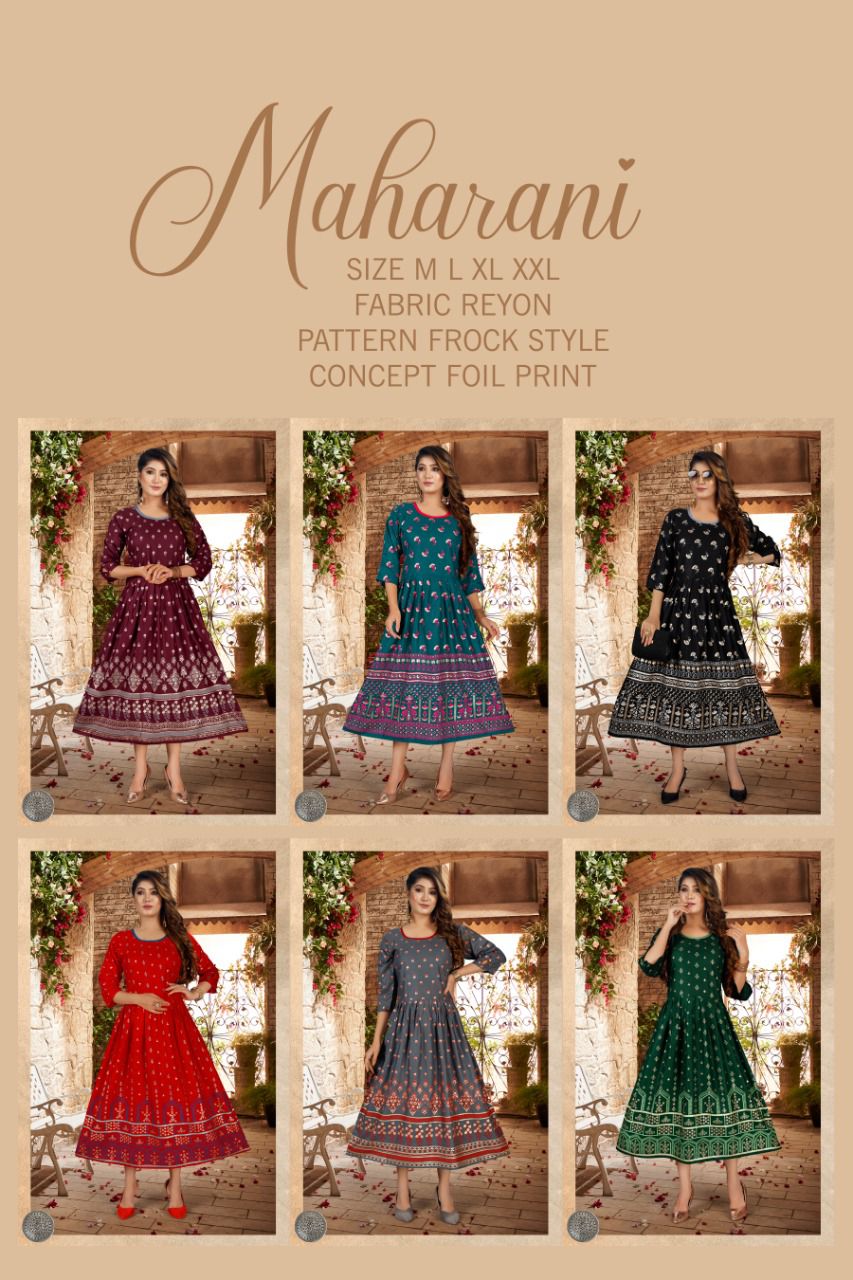 Beauty Maharani Festive Wear Wholesale Anarkali Kurti Collection